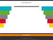 Tablet Screenshot of kamalaspa.com